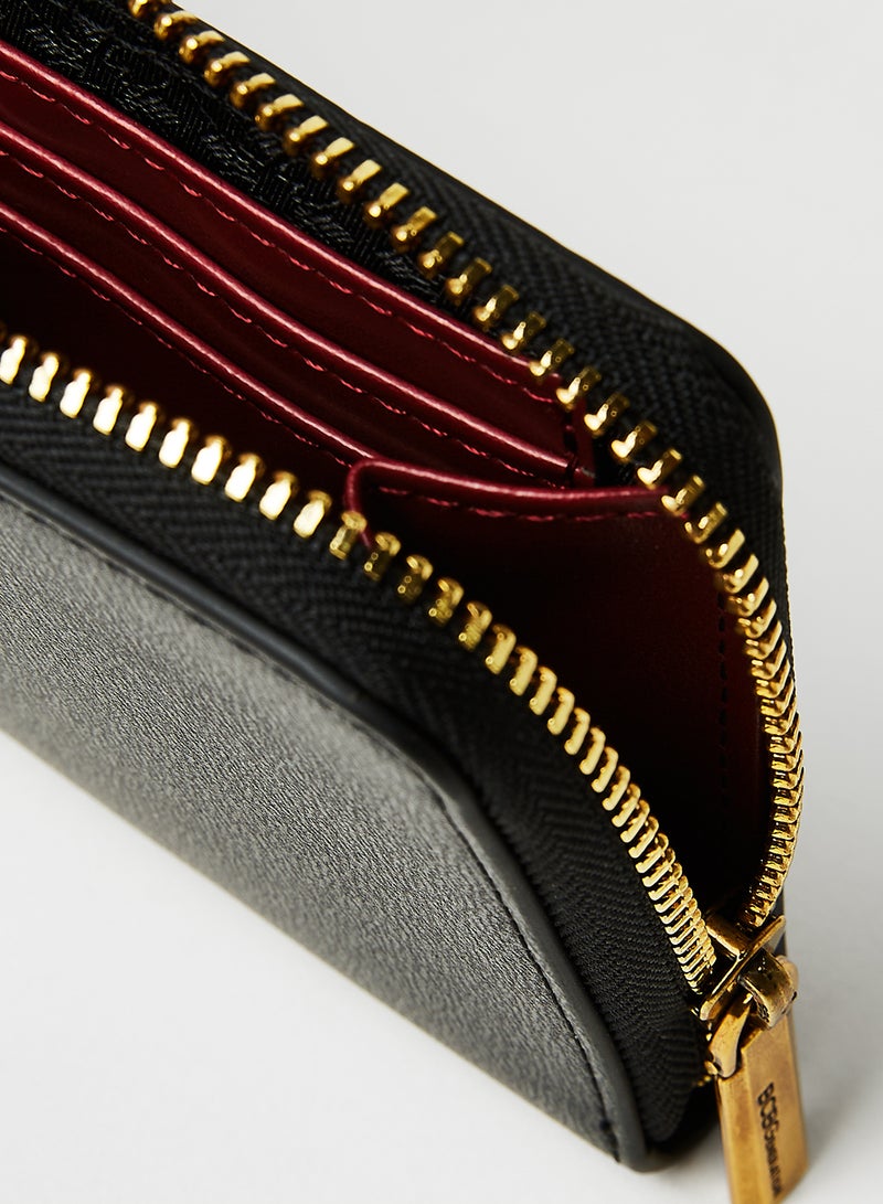 BCBGeneration Faux Leather Card Holder Black - Image 4